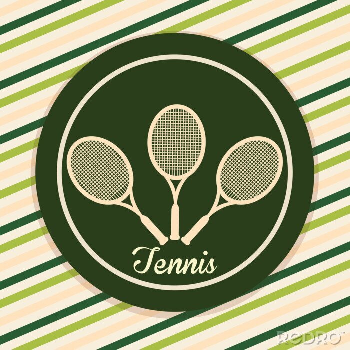 Poster  Raquettes de tennis