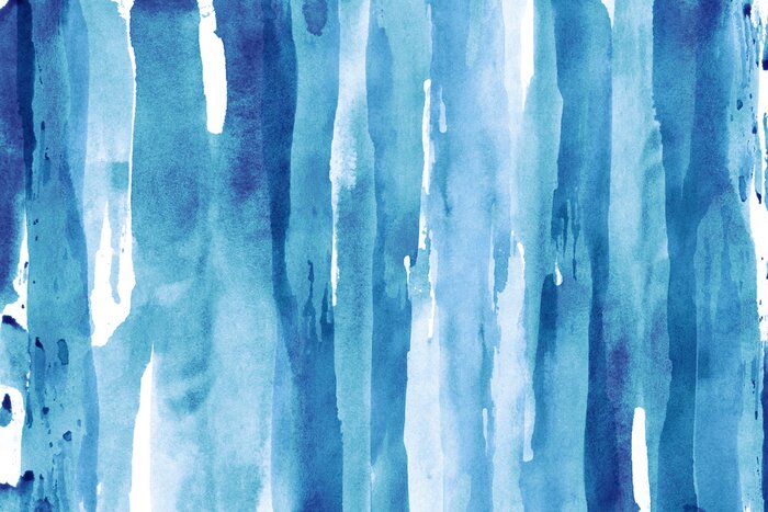 Poster  Rayures aquarelles lumineuses