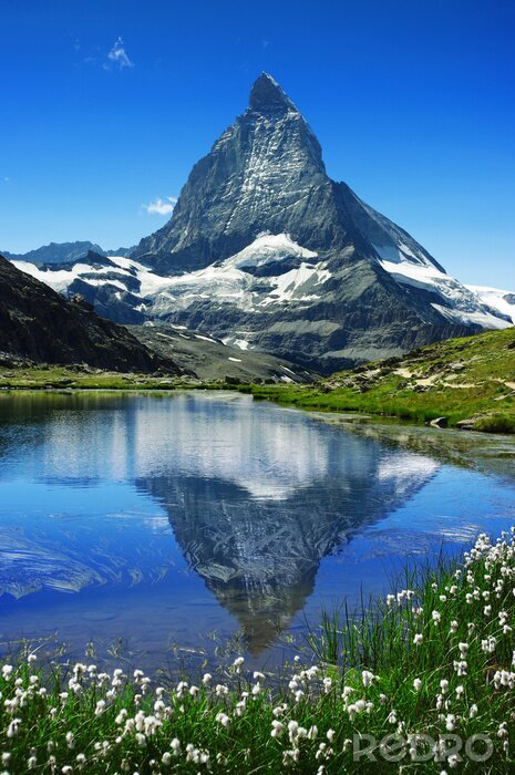 Poster  reflet du Cervin Dans Le lac