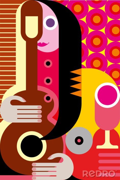 Poster  Résumé Portrait de femme