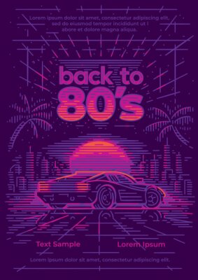 Poster  Retour aux années 80