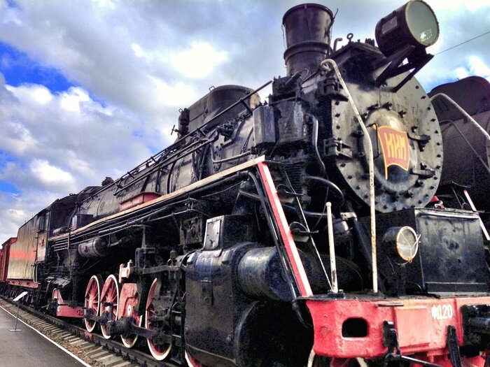 Poster  rétro Train