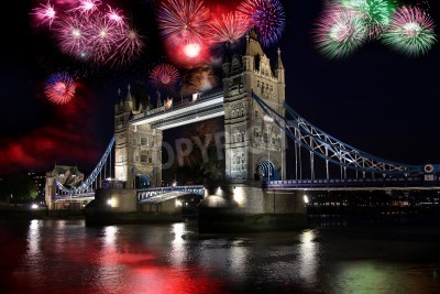 Poster  Réveillon du Nouvel An sur Tower Bridge