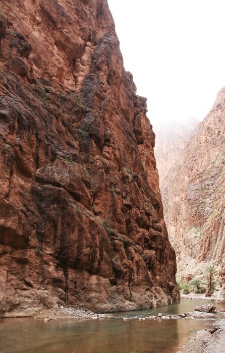 Poster  Rivière dans la vallée du canyon