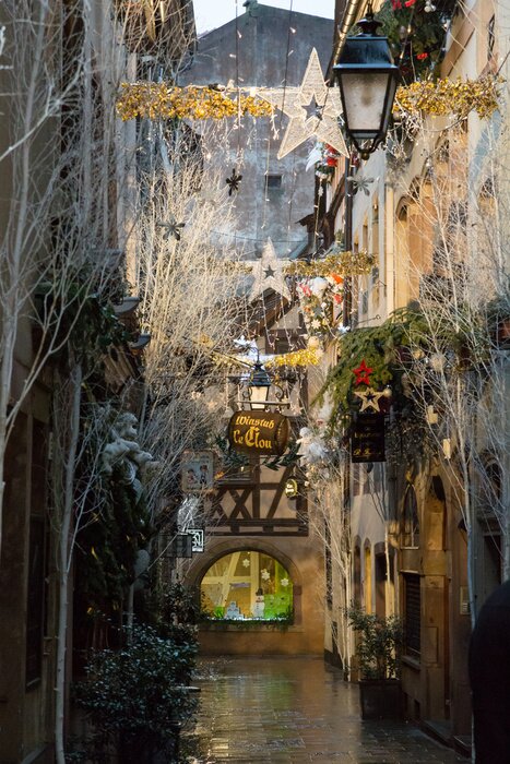 Poster  Rue de Noël en France