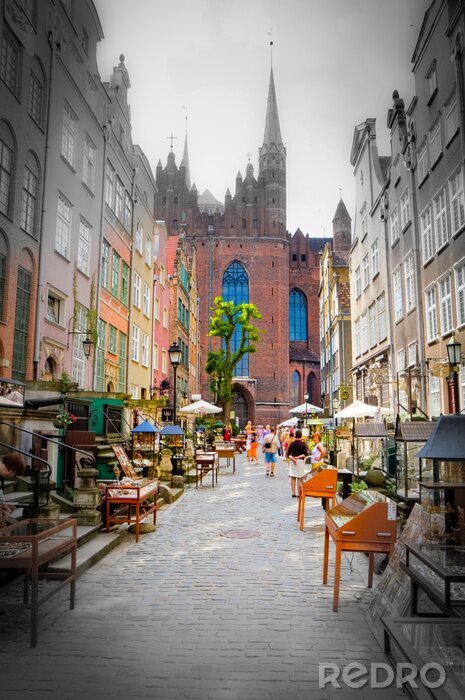 Poster  Ruelle et architecture de Dantzig