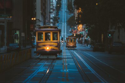 Rues de San Francisco la nuit
