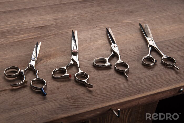 Poster  salon de coiffure professionnel