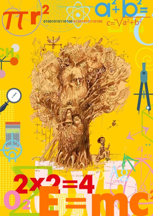 Poster  Science et illustration pédagogique