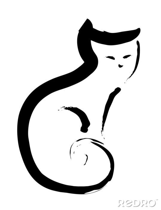 Poster  Simple Cat # 4