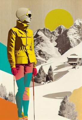 Poster  Skier sur la piste