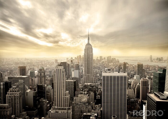 Poster  Skyline de New York avec l'Empire State Building