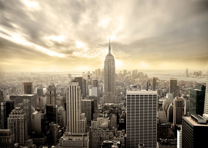 Poster  Skyline de New York avec l'Empire State Building