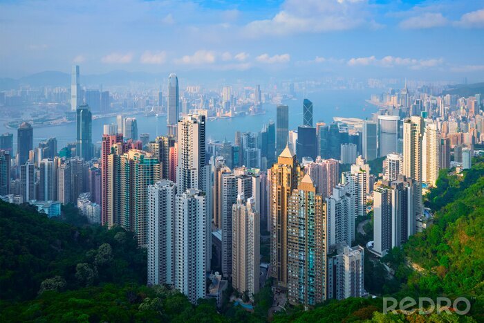 Poster  Skyline et gratte-ciel de Hong Kong