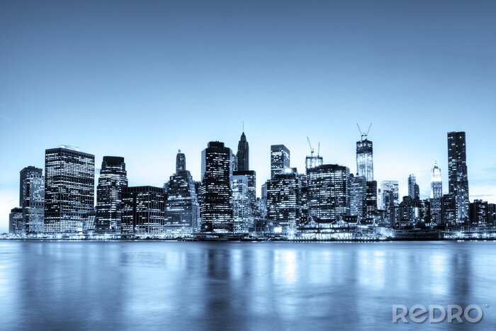 Poster  Skyline New York monochrome