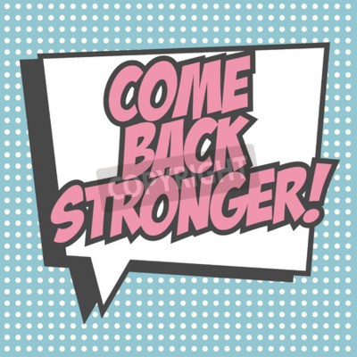 Poster  Slogan motivant style pop art