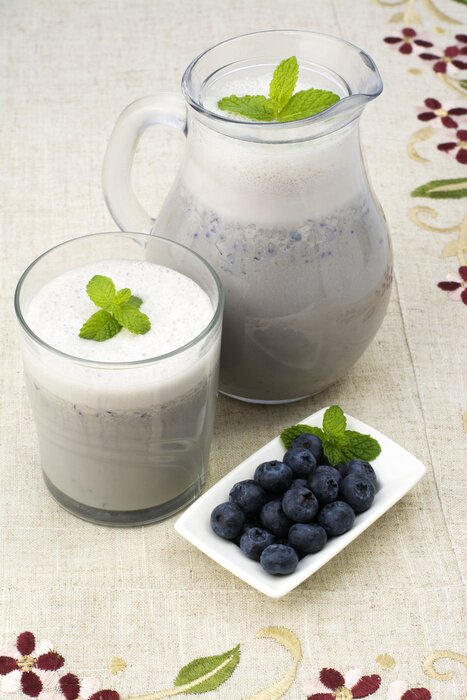 Poster  Smoothie aux bleuets