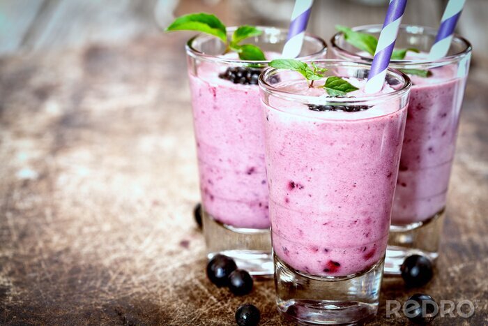 Poster  Smoothie aux fruits
