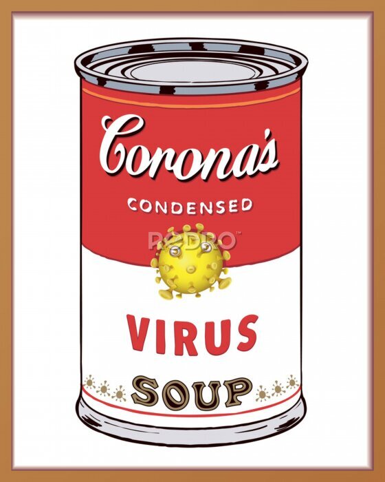 Poster  Soupe au coronavirus