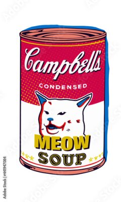 Poster  soupe de chat