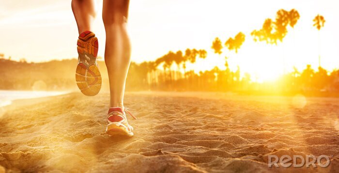 Poster  Sport et hobby jogging