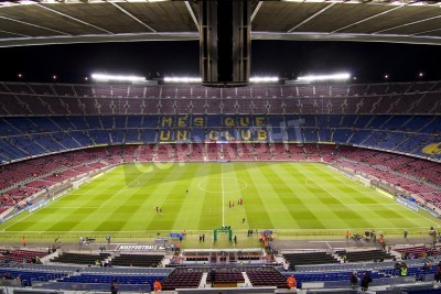 Poster  Stade Camp Nou avant le match
