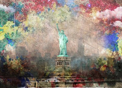 Poster  Statue de la Liberté à New York