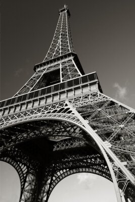 Structure en acier de la Tour Eiffel