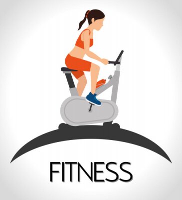 Poster  Style de vie gym et fitness