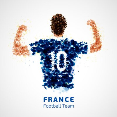 Poster  Symbole de l'équipe de France de football