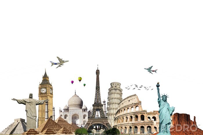 Poster  Symboles urbains anciens