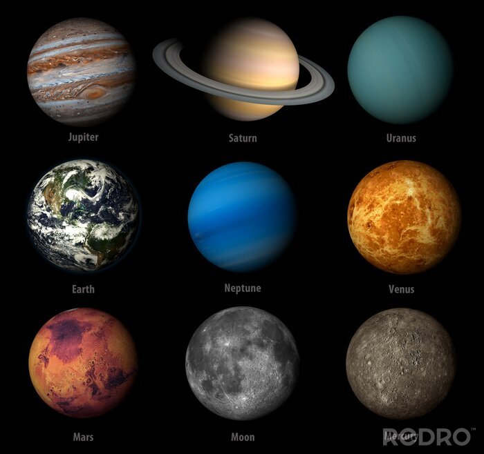 Poster  système solaire