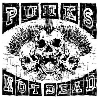 Poster  T-shirt punk rock design_4