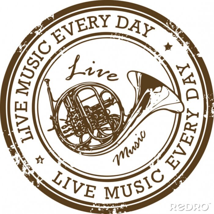 Poster  Tampon avec musique