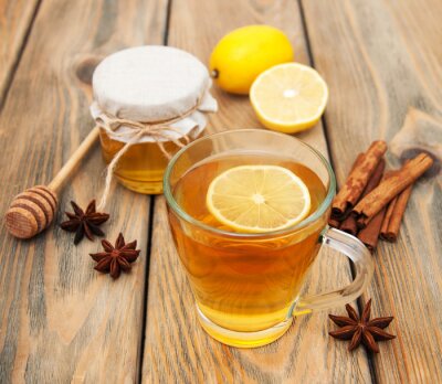 Poster  Tasse de thé au miel