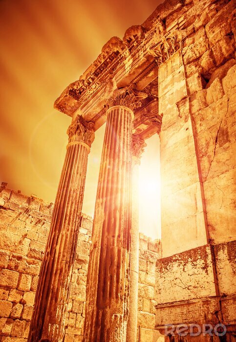 Poster  Temple de Jupiter ancienne ville romaine