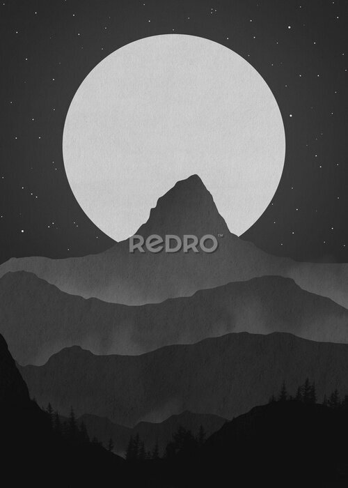 Poster  Ténèbres sur les montagnes