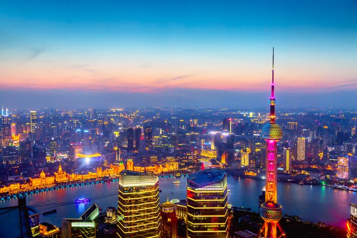 Poster  Toits de Shanghai