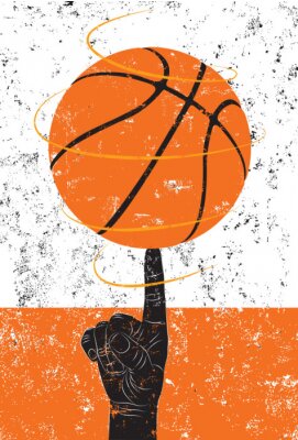 Poster  Tournoi de basketball