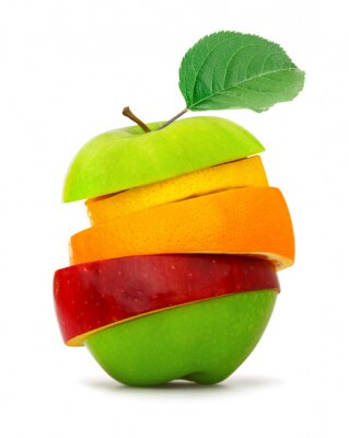 Poster  Tranches de fruits