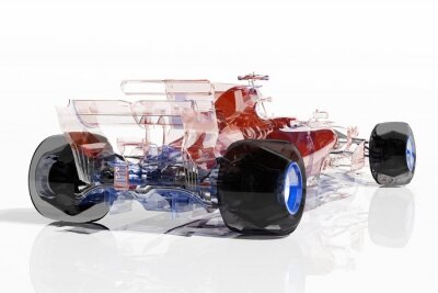 Sticker  Transparent model cars.