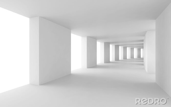 Poster  Tunnel minimaliste effet de profondeur