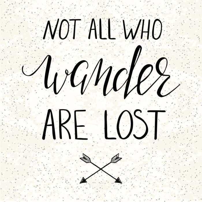 Poster  Typographie moderne avec graphisme