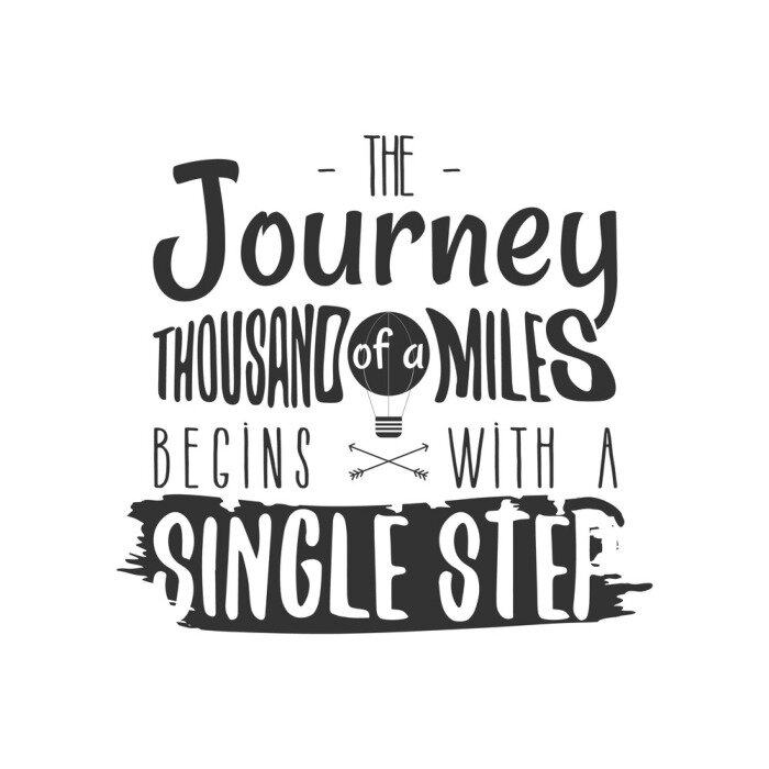 Poster  Typographie motivationnelle sur les voyages