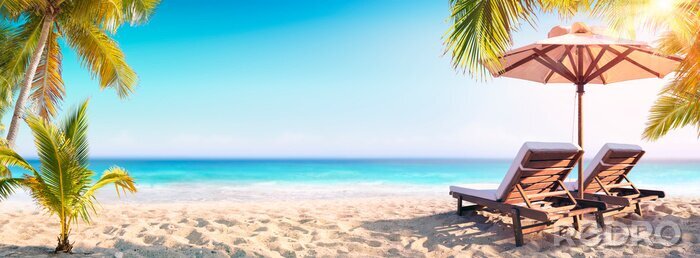 Poster  Un bel été sur une plage paradisiaque