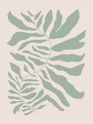 Poster  Un brin de plante verte