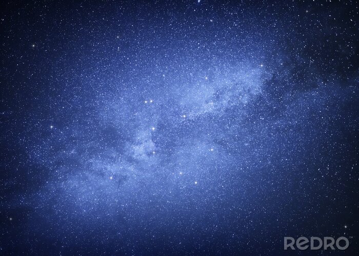 Poster  Un ciel bleu marine rempli d'étoiles