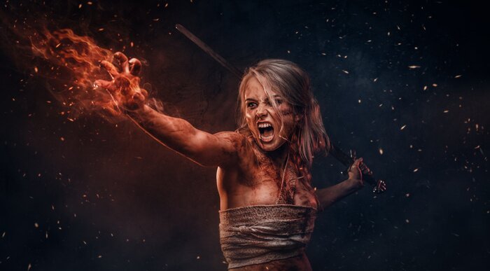 Poster  Un guerrier au pouvoir ardent