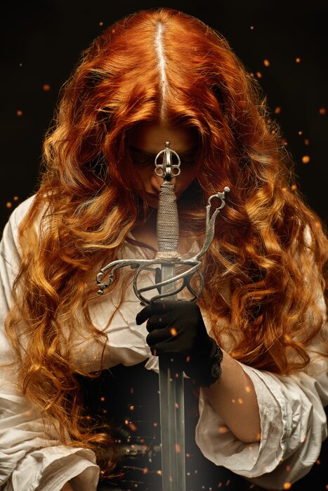 Poster  Un guerrier aux cheveux roux