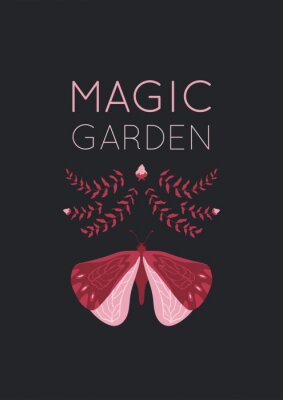 Poster  Un jardin bohème magique